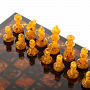 Шахматы-шашки янтарные "Амбассадор" 32х32 см, фотография 11. Интернет-магазин ЛАВКА ПОДАРКОВ