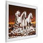 Картина янтарная "Кони" 57х76 см, фотография 2. Интернет-магазин ЛАВКА ПОДАРКОВ