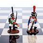 Шахматный ларец с оловянными фигурами "Бородино" 48х48 см, фотография 10. Интернет-магазин ЛАВКА ПОДАРКОВ