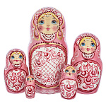 200421 МАТРЕШКА "РОЗОВАЯ" 5 м 18 см