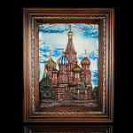 0055089 Панно 53*67см "Храм Василия Блаженного" артикул 1.67.53.0