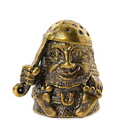 0027290-ПОЛОВНИК Сувенир НАПЕРСТОК "ОБЖОРКА"  2*3см (бронза) 