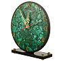Часы настольные из малахита. Златоуст, фотография 2. Интернет-магазин ЛАВКА ПОДАРКОВ