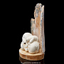 Скульптура из кости "Медведи с медвежатами", фотография 3. Интернет-магазин ЛАВКА ПОДАРКОВ