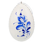 Яйцо пасхальное подарочное с росписью в стиле Гжель (в ассортименте), фотография 3. Интернет-магазин ЛАВКА ПОДАРКОВ