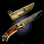 Нож сувенирный "Лев". Златоуст