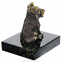 Бронзовая статуэтка "Собачка" средняя, фотография 2. Интернет-магазин ЛАВКА ПОДАРКОВ