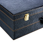 0011281/50*50*15см Упаковка подарочная ЧЕМОДАН  иск.кожа, фотография 5. Интернет-магазин ЛАВКА ПОДАРКОВ