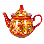Чайник заварочный 0,5 л "Ландыш". Хохлома, фотография 3. Интернет-магазин ЛАВКА ПОДАРКОВ