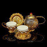  Златоуст ЧАЙНЫЙ НАБОР с заварником (5 предметов) в уп