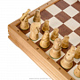 Шахматы-шашки с деревянными фигурами 37х37 см, фотография 3. Интернет-магазин ЛАВКА ПОДАРКОВ