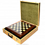 Шахматный ларец янтарный, сапеле, фотография 2. Интернет-магазин ЛАВКА ПОДАРКОВ
