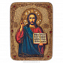 Икона из мореного дуба "Иисус Христос" 21х29 см, фотография 1. Интернет-магазин ЛАВКА ПОДАРКОВ