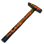 0022305-НП Хохлома МОЛОТОК СУВЕНИРНЫЙ "Ягоды"