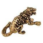 0068499 Сувенир "Тигр с поднятой лапой" бронза  L=6см