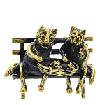 0045849/1096.1 Сувенир Коты Пара с котятами б/п Сувенир