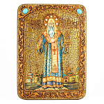 0051052 /RTI-578.m Икона "Святитель Алексий, митрополит Московский и всея России чудотворец" на море