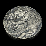 0063932 Серебряный жетон ГОД ТИГРА вес 62,2 Серебро 999 УИН 6432202177825063