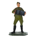 0042545-тонир Ол.миниатюра Серия ВОВ "Боец с баяном" арт.45