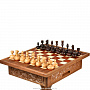 Шахматный стол деревянный с фигурами, фотография 4. Интернет-магазин ЛАВКА ПОДАРКОВ