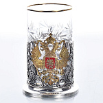 0029491 Серебро925* ПОДСТАКАННИК "ГЕРБОВЫЙ" в ПУ