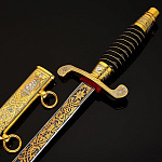  Златоуст Оружие сувенирное КОРТИК "ВЕТРА МОРЕЙ"  (в футляре) 01089