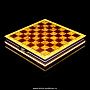 Янтарный шахматный ларец с фигурами "Золотая Европа", фотография 6. Интернет-магазин ЛАВКА ПОДАРКОВ