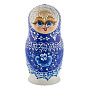 Матрешка "Зимние узоры" 5 мест, фотография 2. Интернет-магазин ЛАВКА ПОДАРКОВ