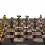 Шахматы из камня  малые "Рококо" и "Афина", фотография 1. Интернет-магазин ЛАВКА ПОДАРКОВ