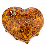Шкатулка из янтаря "Сердце. Малинка", фотография 2. Интернет-магазин ЛАВКА ПОДАРКОВ