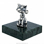 Статуэтка "Кот с трубкой". Серебро 925*, фотография 2. Интернет-магазин ЛАВКА ПОДАРКОВ