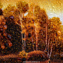 Картина янтарная "Осенний лес" 40х30 см, фотография 5. Интернет-магазин ЛАВКА ПОДАРКОВ