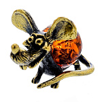 0058664/2002.1 Сувенир Мышь Пинки  Сувенир (коньячный)