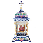 36652 Гжель КИОТ настольный "ВЛАДИМИРСКАЯ" 16*34смК6