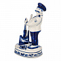 Статуэтка "Стрелочник". Гжель, фотография 1. Интернет-магазин ЛАВКА ПОДАРКОВ