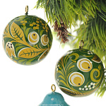 0021056 Хохлома Новогодняя игрушка "Шар" 05590040040