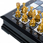 Шахматы с перламутром и янтарными фигурами 45х45 см, фотография 3. Интернет-магазин ЛАВКА ПОДАРКОВ