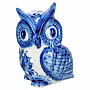 Скульптура "Совенок". Гжель, фотография 5. Интернет-магазин ЛАВКА ПОДАРКОВ