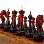 Шахматы в ларце из березового капа с янтарными фигурами, фотография 6. Интернет-магазин ЛАВКА ПОДАРКОВ