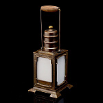 0037129 Златоуст Композиция ФОНАРЬ ЖД (высота 150мм) с подсветкой 