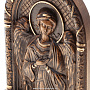 Деревянная резная икона "Ангел Хранитель" 16х12 см, фотография 3. Интернет-магазин ЛАВКА ПОДАРКОВ