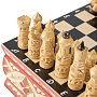 Шахматы резные и деревянными фигурами 26х26 см, фотография 7. Интернет-магазин ЛАВКА ПОДАРКОВ