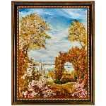 Янтарная картина "Пейзаж №1" 80х60 см