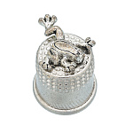 0078361 Сувенир НАПЕРСТОК  ЛЯГУШКА,1,8*1,5см 