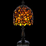 Настольная лампа из янтаря и бронзы. Высота 33 см, фотография 1. Интернет-магазин ЛАВКА ПОДАРКОВ