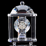 Часы настольные из хрусталя