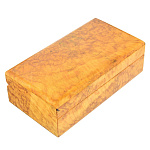 0046644/145*80*50мм Нат.дерево Сувель березы ШКАТУЛКА ПРЯМОУГОЛЬНАЯ 