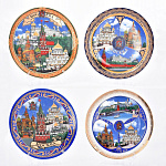 8229/20см Тарелка "ПАНОРАМА МОСКВЫ" сюжет в ассортименте