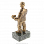 Бронзовая статуэтка строителя "Каменщик", фотография 4. Интернет-магазин ЛАВКА ПОДАРКОВ