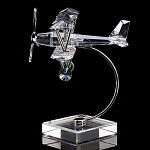 Статуэтка из хрусталя "Самолет планер"